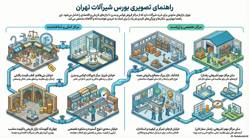 اینفوگرافیک بورس شیرآلات تهران